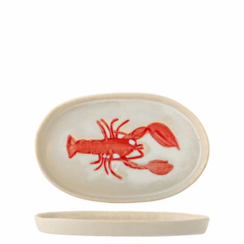 Hadden Serving Plate, Red, Stoneware