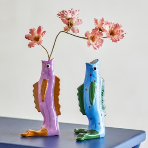 Mako Vase, Multi, Stoneware