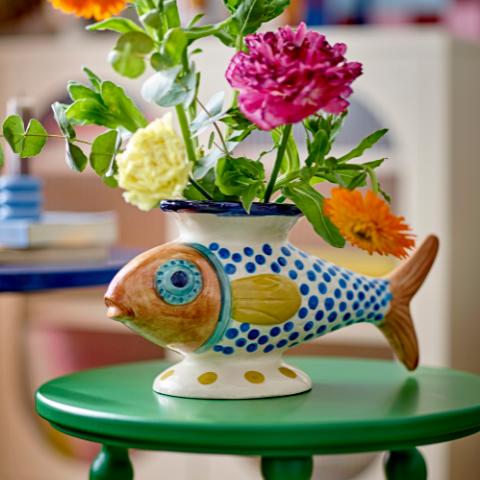 Nobu Vase, Multicolore, Grès