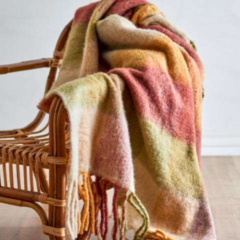 Hamisha Throw, Multi, Polyester OEKO-TEX®