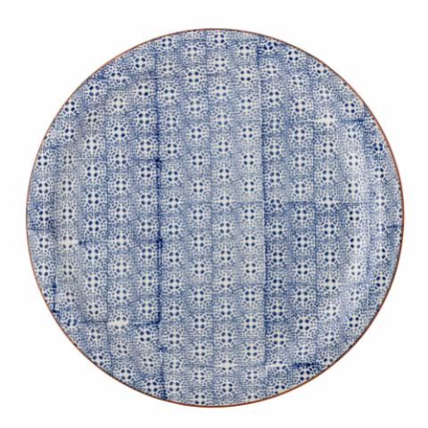 Karine Servierplatte, Blau, Steingut