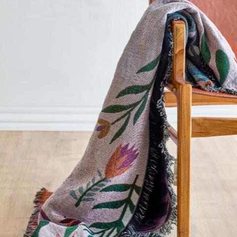 Yash Plaid, Multicolore, Coton recyclé