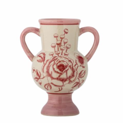 Alea Vase, Rose, Grès
