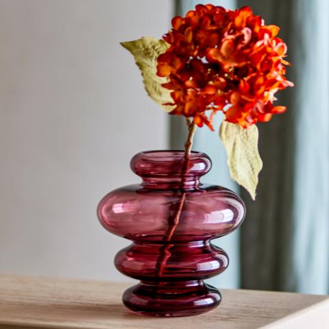 Kayn Vase, Purple, Glass