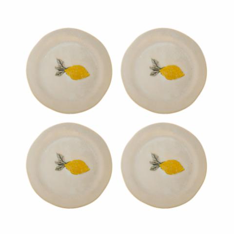 Hadden Plate, Yellow, Stoneware