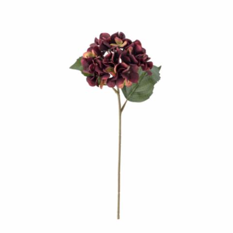 Hydrangea Stem, Purple, Artificial Flowers