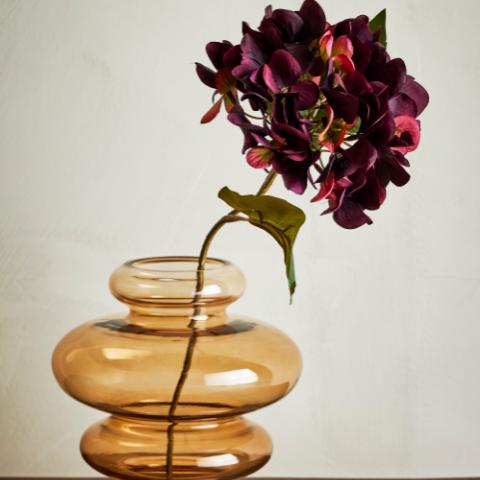 Hydrangea Stem, Purple, Artificial Flowers