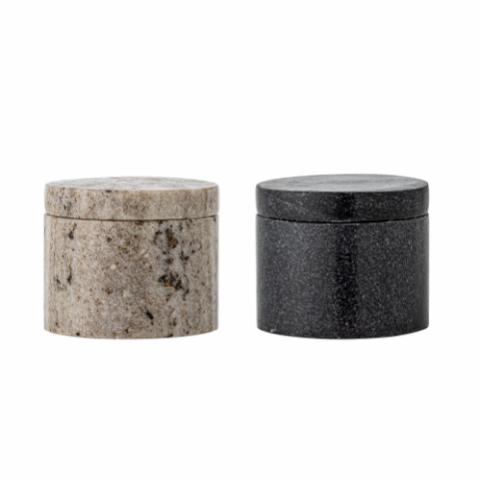 Avani Salt & Pepper Jar, Multi, Marble