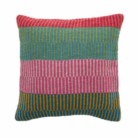 Isnel Coussin, Multicolore, Coton recyclé