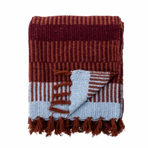 Isnel Plaid, Multicolore, Coton recyclé