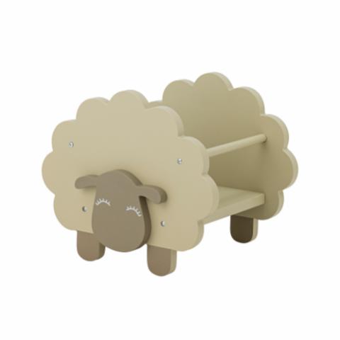Dolly Étagère à livres, Verte, FSC®100%, MDF
