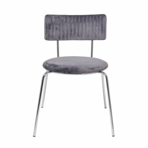 Wave Dining Chair, Grey, Polyester