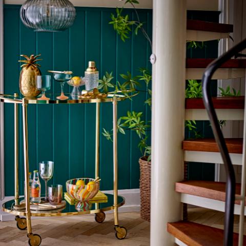 Fine Barbord, Guld, Glas