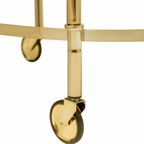 Fine Stehtisch, Gold, Glas