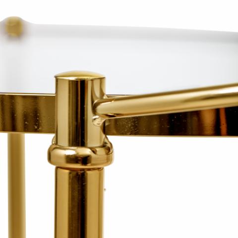 Fine Table de bar, Or, Verre