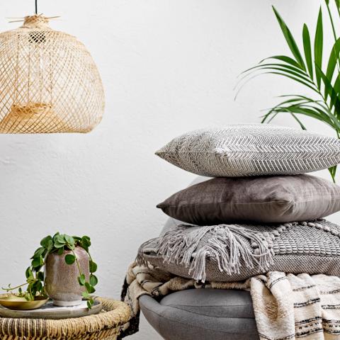 Rodi Pendant Lamp, Nature, Bamboo